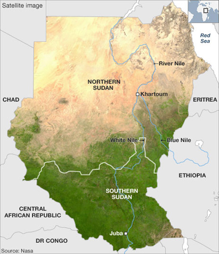 Map of Sudan